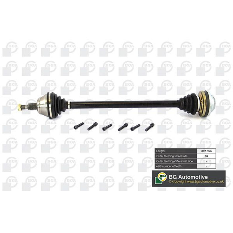 BGA CV Drive Shaft Driveshaft Front Right fits Audi A3 2000-2003 1.9