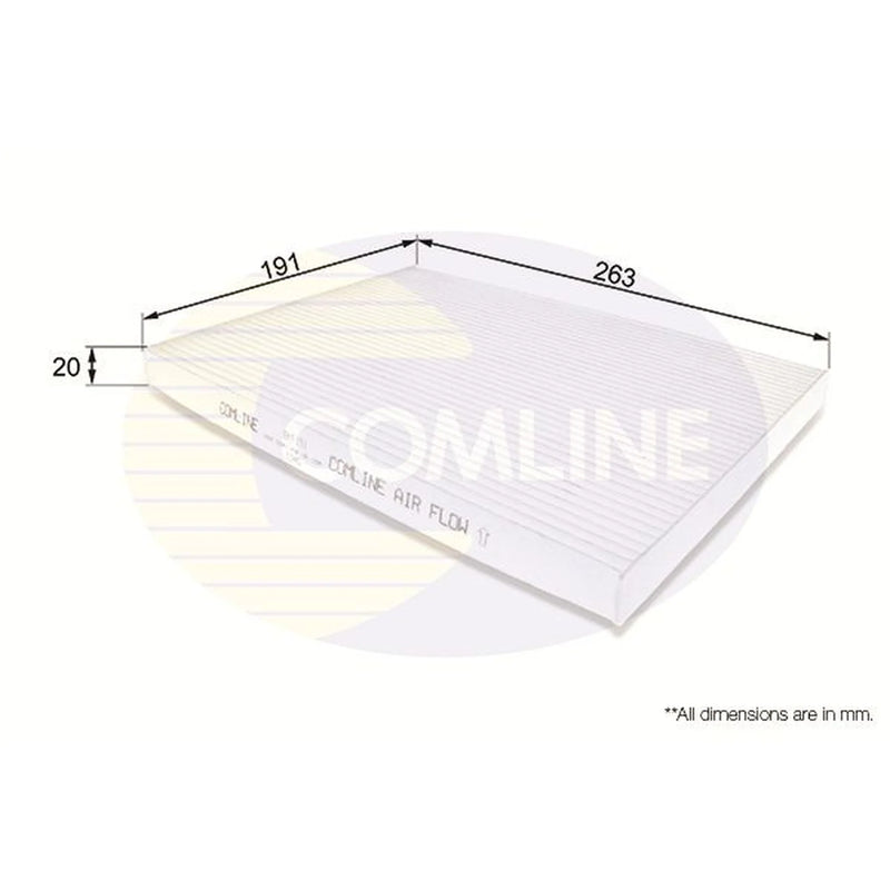 Comline Service Kit with Air, Oil & Cabin Filters fits Nissan Qashqai I