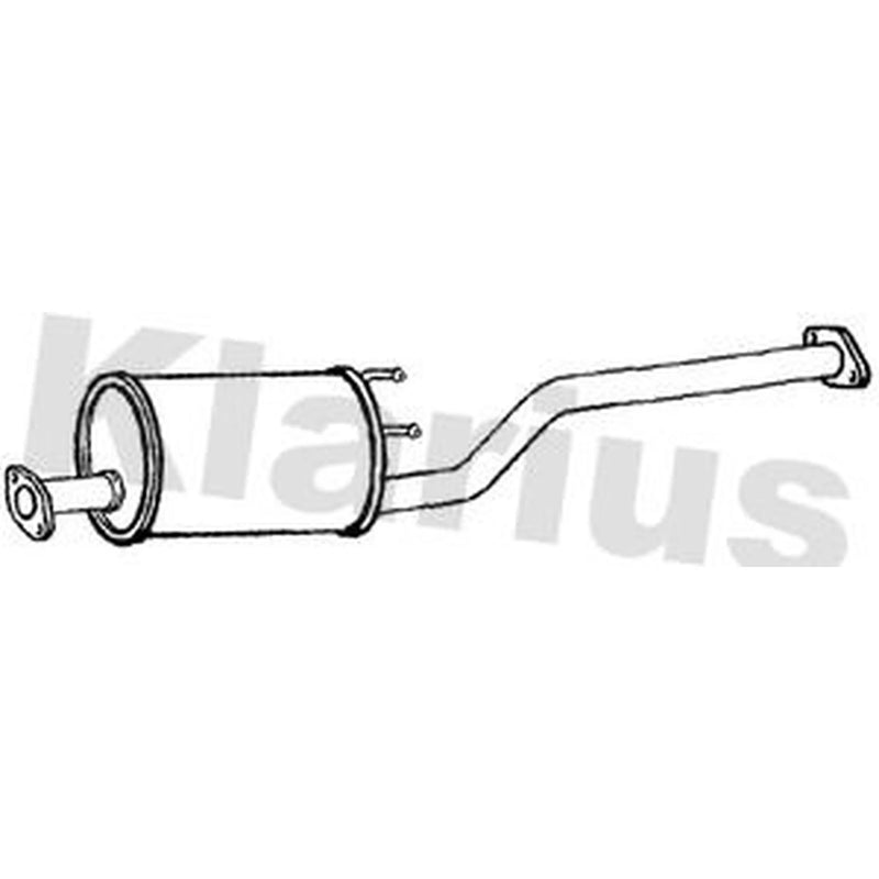 Klarius Box With Centre Pipe fits Mitsubishi Pajero/Shogun IV 2006-2007 3.2