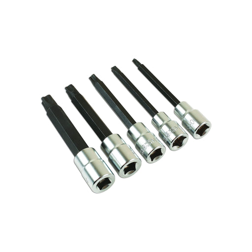 Laser Mortorq Socket Bit Set 3/8"D 5pc 7608 Laser - Dynamic Drive