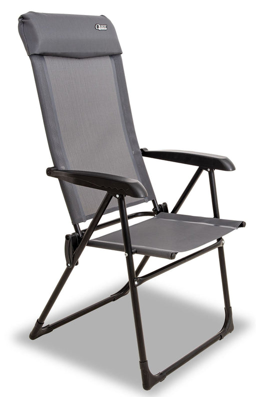 Quest Hygrove Recline Grey Camping Chair Quest - Dynamic Drive