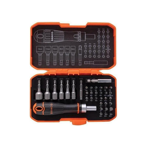 Bahco 59/S36BCR Ratcheting Coloured Bit Set, 36 Piece Bahco - NN4 Online
