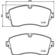 Mintex Front Brake Pad Set fits Jaguar E-Pace 2017-2018 2.0