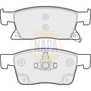 NAPA Front Brake Pad Set fits Opel Astra K 2015-2019 1.6