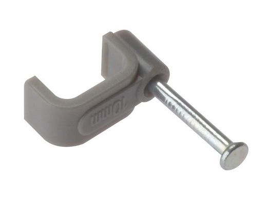 Forgefix Cable Clip Flat Grey 1.50mm Box 100 ForgeFix - Dynamic Drive