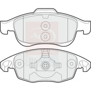 Apec Black Front Brake Pad Set fits Citroën Berlingo First Box Body 2010 on