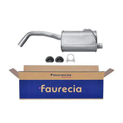 Hella End Silencer Rear fits Fiat 500 2007 on 1.3