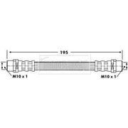 Borg & Beck Brake Hydraulic Hose Line inner BBH6760