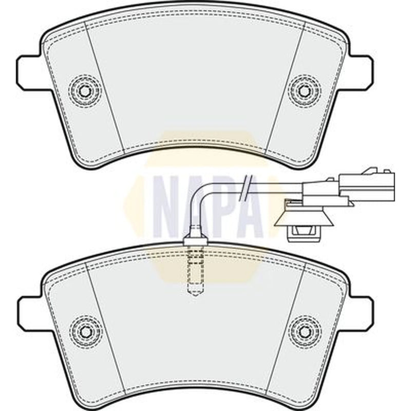 NAPA Front Brake Pad Set fits Nissan NV250 2019 on