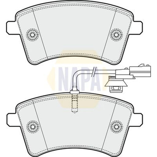 NAPA Front Brake Pad Set NBP1542