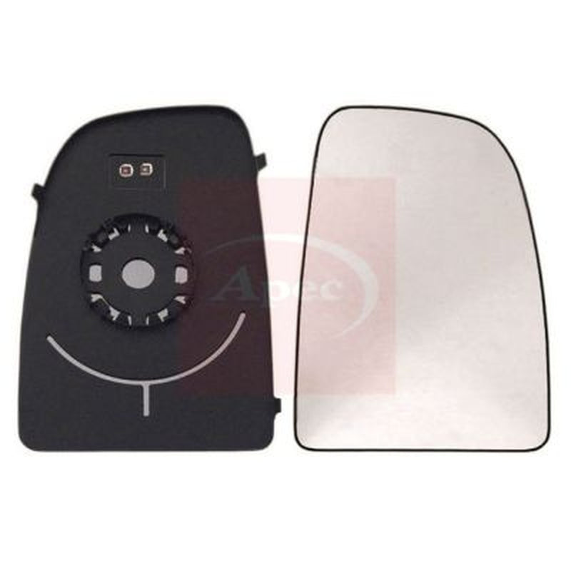 Apec Exterior Wing Mirror Glass Right fits Citroën Relay III 2006-2023