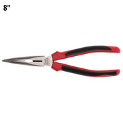 Teng Tools Bent Long Nose Plier TPR Grip 210mm Teng Tools - Dynamic Drive
