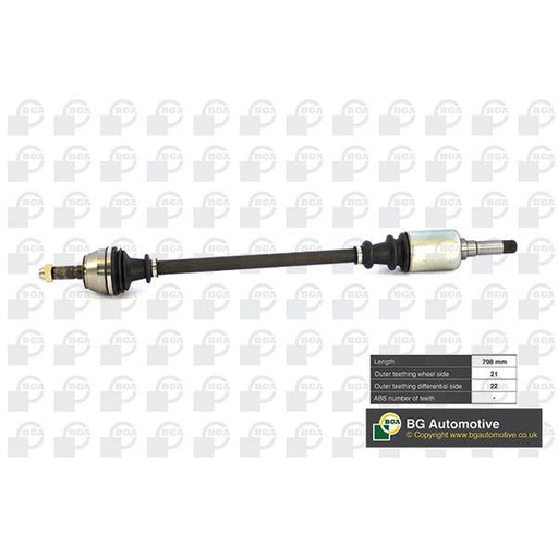 BGA CV Drive Shaft Driveshaft Front Right fits Citroën Ax 1987-1997