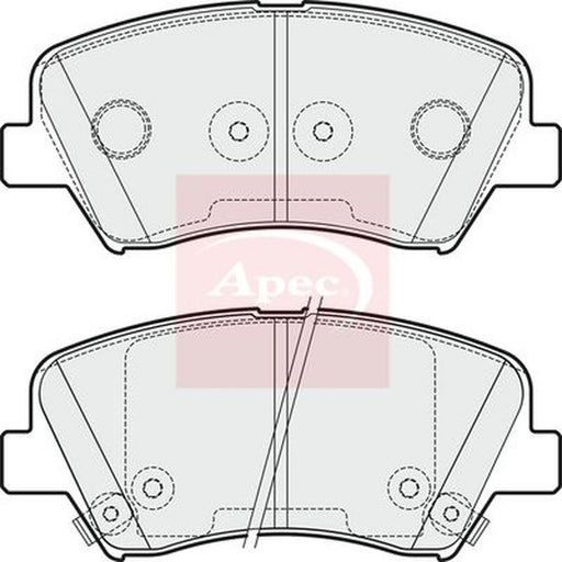Apec Front Brake Pad Set PAD1865