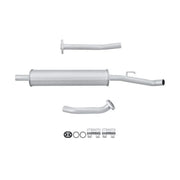 Hella Front Silencer Front fits Nissan Micra III 2003-2010 1.0 1.2