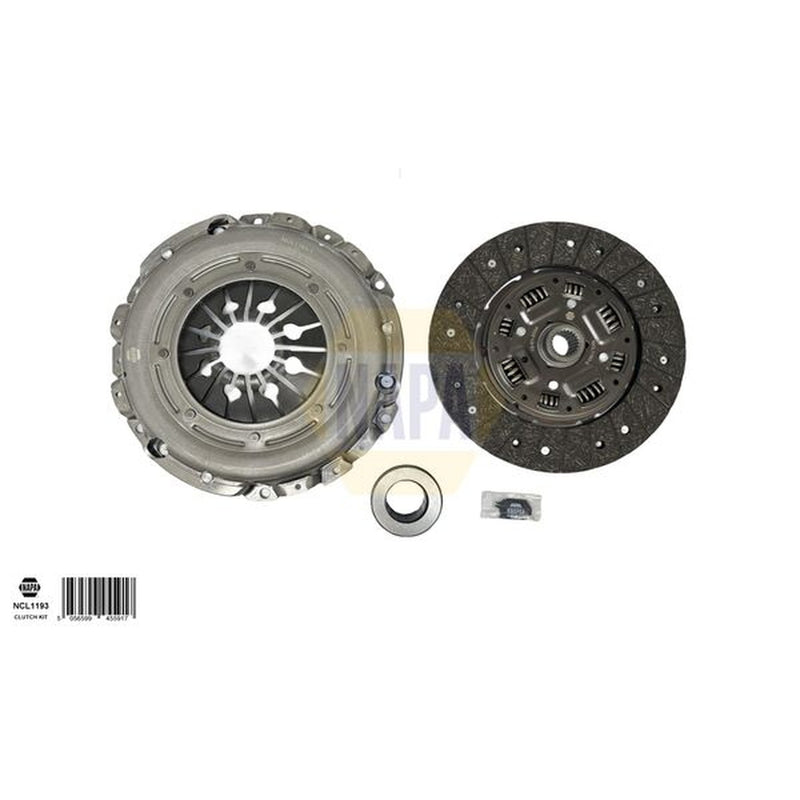 NAPA Clutch Kit Set 3pc fits Audi A4 B6 2000-2004 1.9