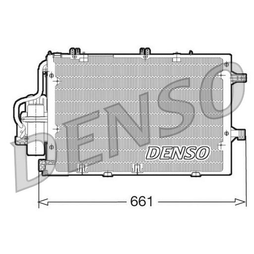 Denso Air Conditioning Condenser fits Opel Combo Box Body/Mpv 2001 on 1.6