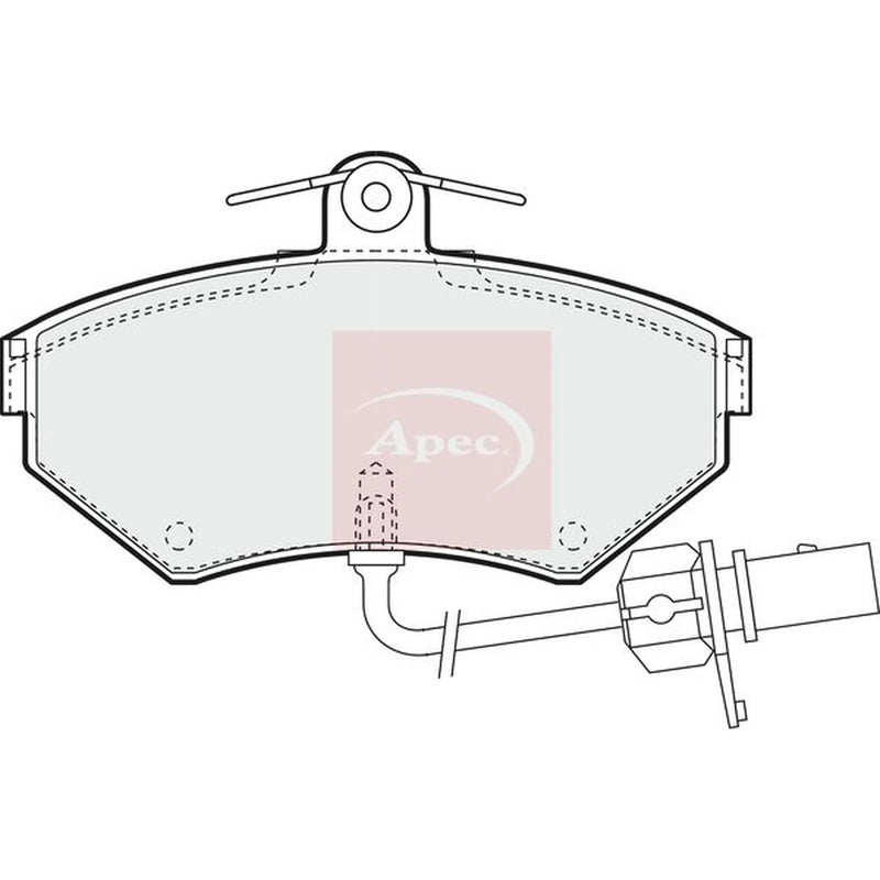 Apec Front Brake Pad Set PAD1152
