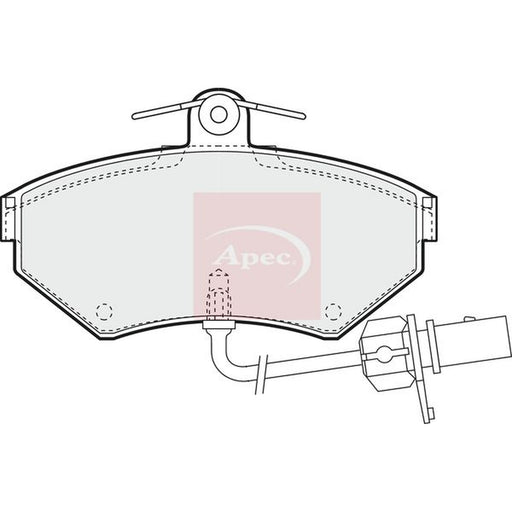 Apec Front & Rear Brake Discs & Pads fits Audi A4 B6 2000-2004 1.6 1.9