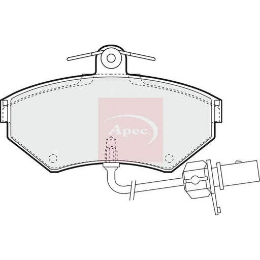 Apec Front Brake Pad Set PAD1152
