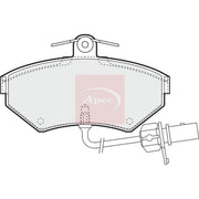 Apec Front Brake Pad Set fits Audi A4 B5 1994-2001 1.6 1.8 1.9