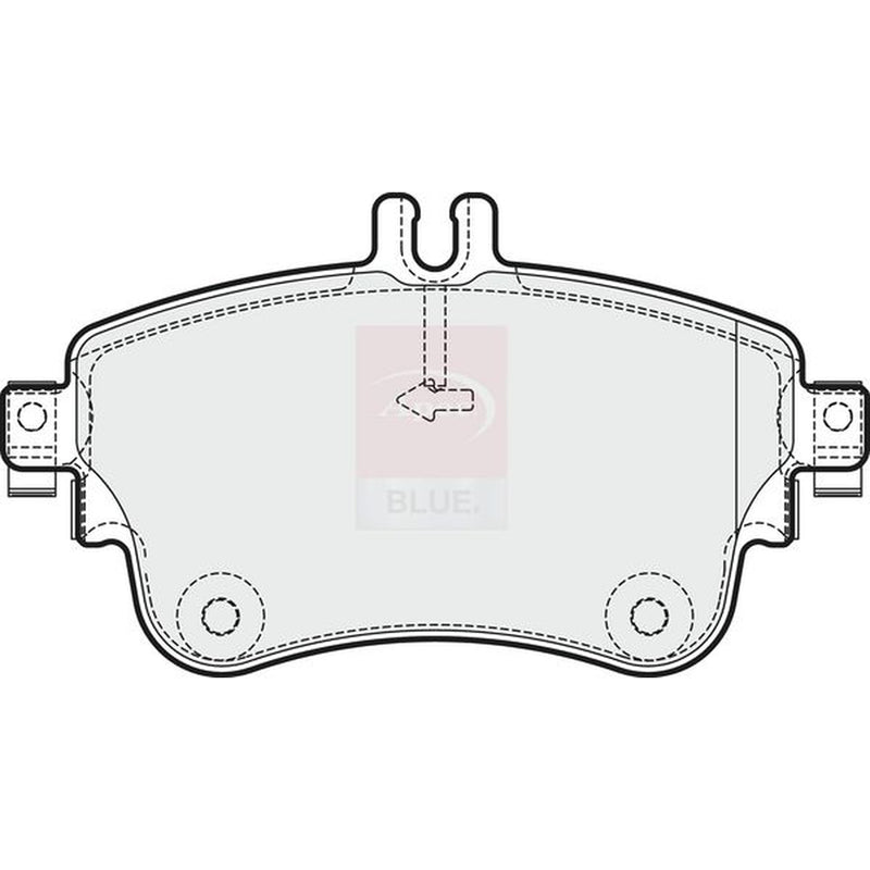 Apec Front Brake Pad Set fits Mercedes-Benz A-Class 2012-2018