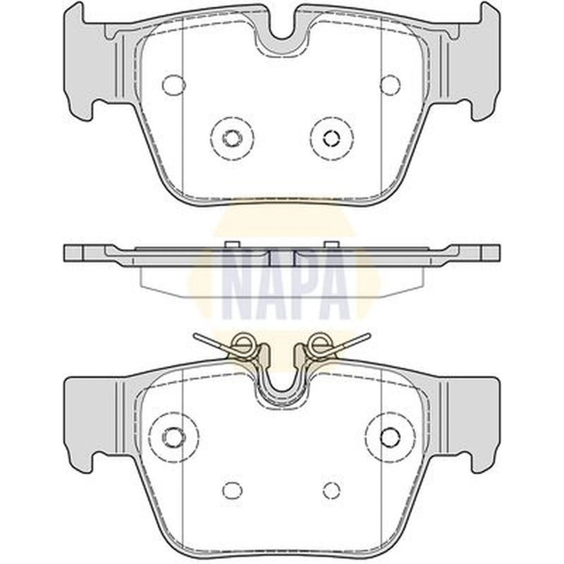 NAPA Rear Brake Pad Set fits BMW 1 2019 on