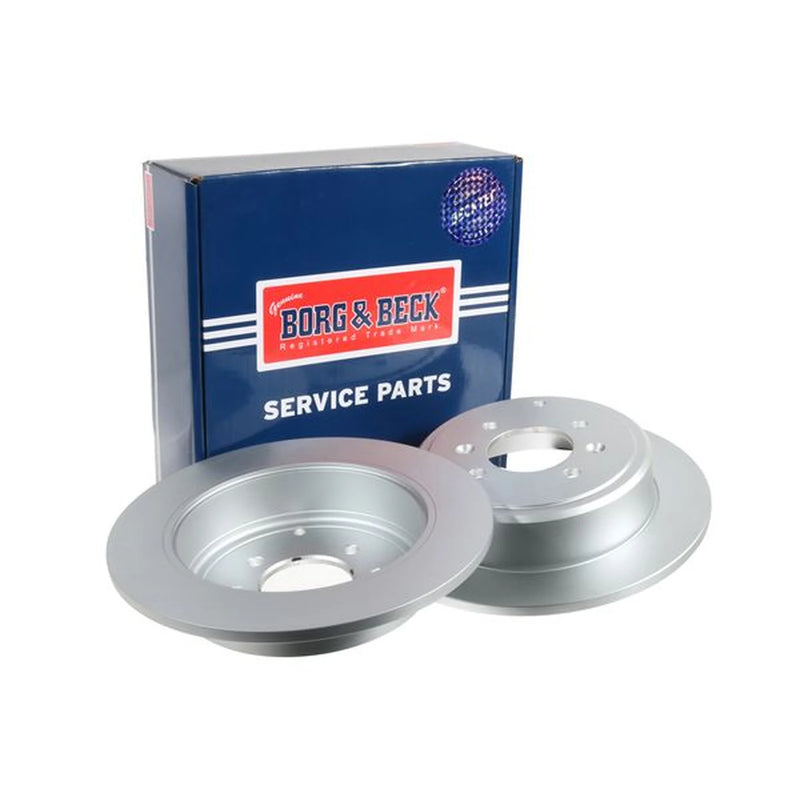 Borg & Beck 2 x Brake Discs fits Peugeot 406 1995-2004 1.6 1.8 2.0 2.1 2.2 3.0