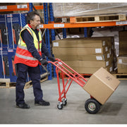 Sealey Sack Truck 3-in-1 with Pneumatic Tyres 250kg Capacity CST989 Sealey - Dynamic Drive