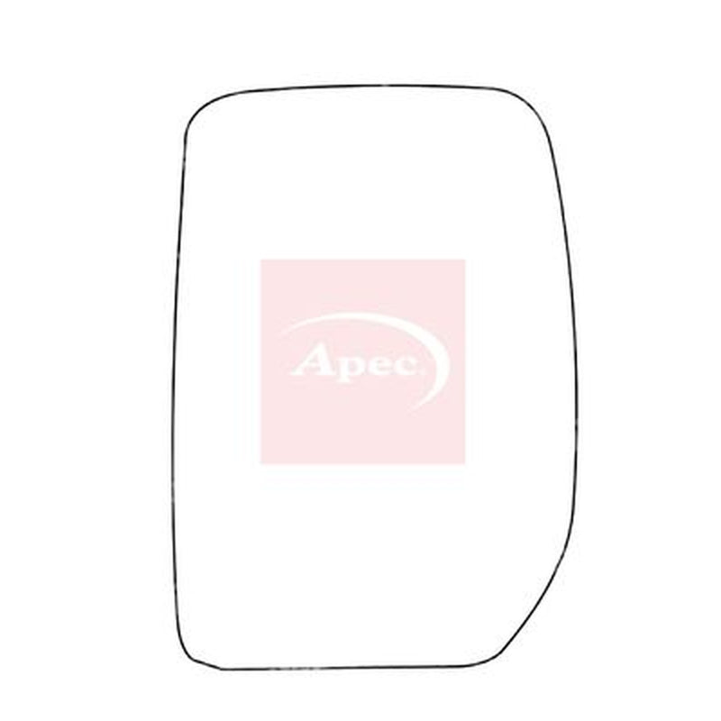 Apec Exterior Wing Mirror Glass Left fits Ford Transit 2000-2014