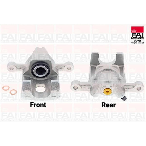 FAI Brake Caliper Assembly Rear Right fits Hyundai I20 I 2008-2015