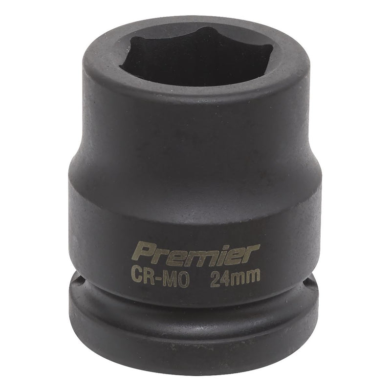 Sealey Impact Socket 24mm 3/4"Sq Drive IS3424 Sealey - Dynamic Drive