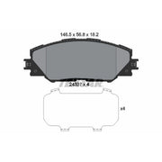 Textar Front Brake Pad Set 2433701