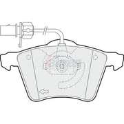 Fahren Front Brake Pad Set FBP3046