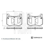 Blue Print Front Brake Discs & Pads fits Land Rover Range Rover Velar 2019 on