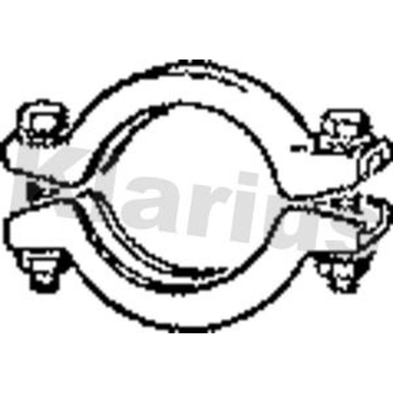 Klarius Exhaust System Clamping Piece OD ID 0mm Wide