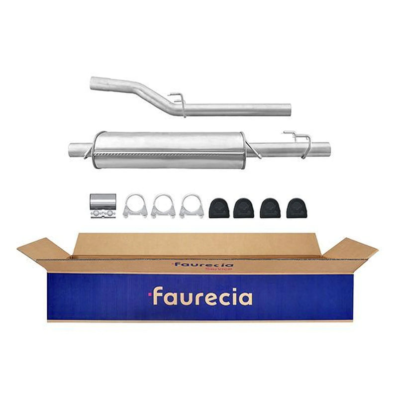Hella End Silencer Rear fits Mercedes-Benz Sprinter 2-T 2000-2006