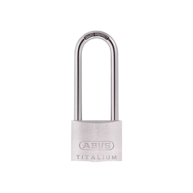 Abus Mechanical 64TI/50mm TITALIUM™ Padlock 80mm Long Shackle Carded ABUS Mechanical - Dynamic Drive