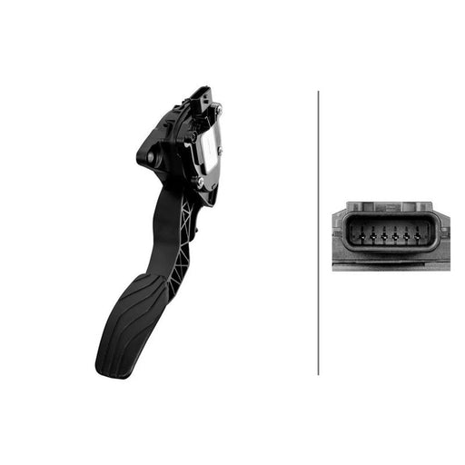 Hella Accelerator Pedal Position Sensor fits Nissan Qashqai I 2011-2013 1.6