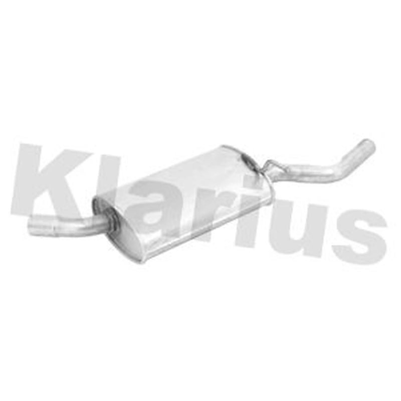 Klarius Box With Tail Pipe Rear fits Ford Escort 1985-1990 1.1 1.3