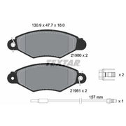 Textar Front Brake Pad Set 2198003