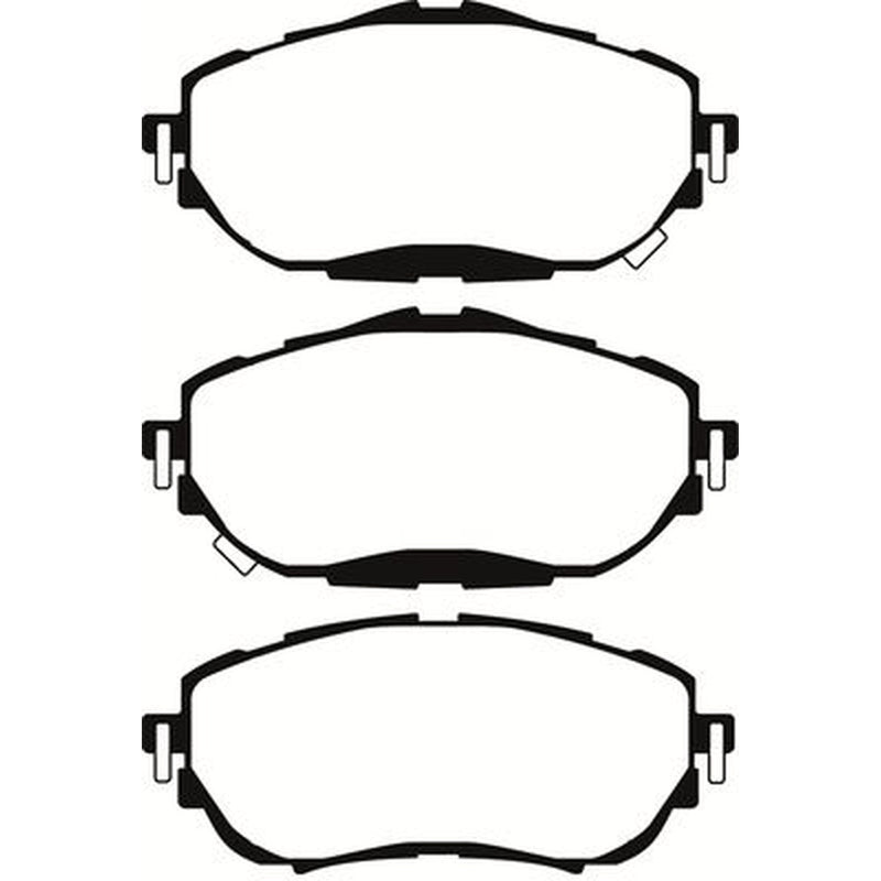 Abtex Front Brake Pad Set fits Toyota Auris 2012-2018 1.2 1.3 1.4 1.6 1.8