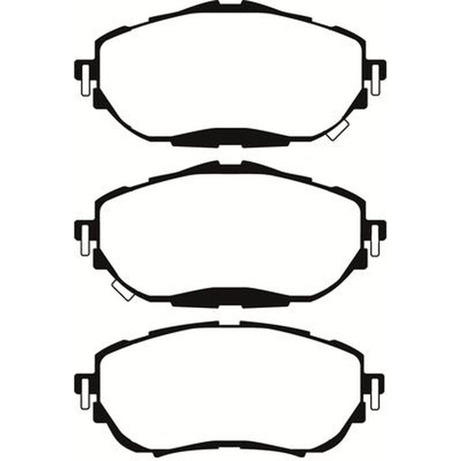 Abtex Front Brake Pad Set fits Toyota Auris 2012-2018 1.2 1.3 1.4 1.6 1.8