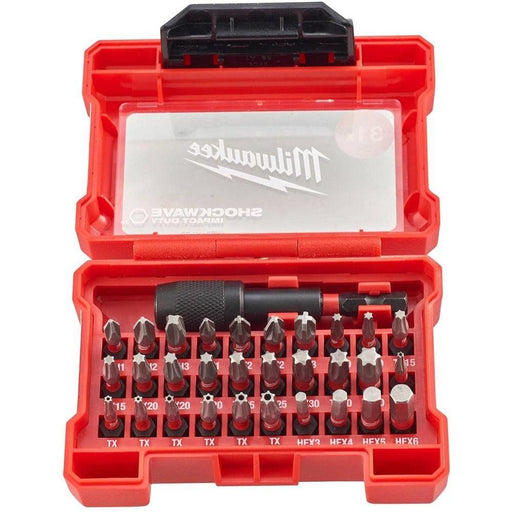 Milwaukee TX Bit Set Compact Case Set-31pc Milwaukee - Dynamic Drive