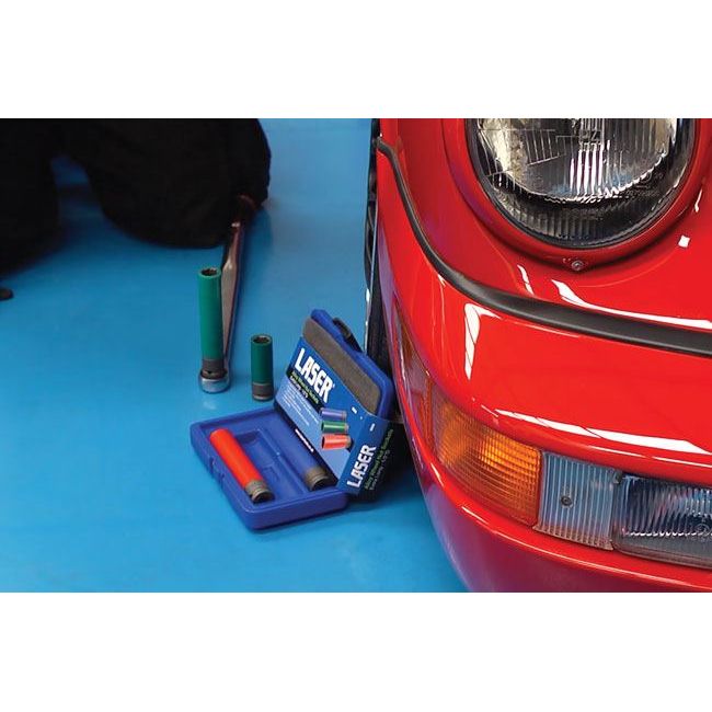 Laser Alloy Wheel Nut Socket 21mm x 130mm 6910 Laser - Dynamic Drive