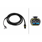 Hella ABS Wheel Speed Sensor Rear 6PU 230 052-331