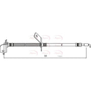 Apec Brake Hydraulic Hose Line Front Right fits Hyundai I30 2007-2016