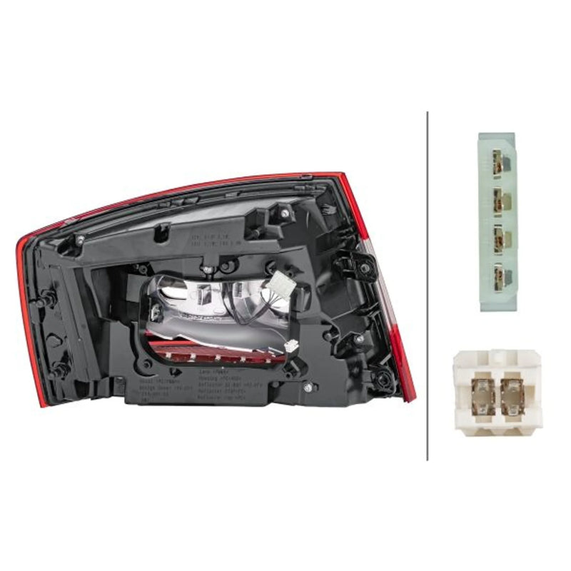 Hella Tail Light / Lamp P21W Right fits Skoda Octavia III 2012-2020