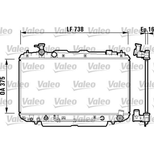Valeo Engine Radiator 734183