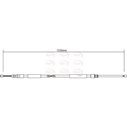 Apec Handbrake Cable Left Rear fits BMW 3 2004-2013